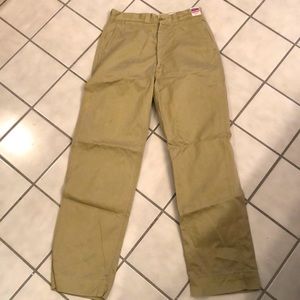 Vintage Penney’s BIG MAC All Combed Cotton Army Cloth chinos (30” x 31”), khaki